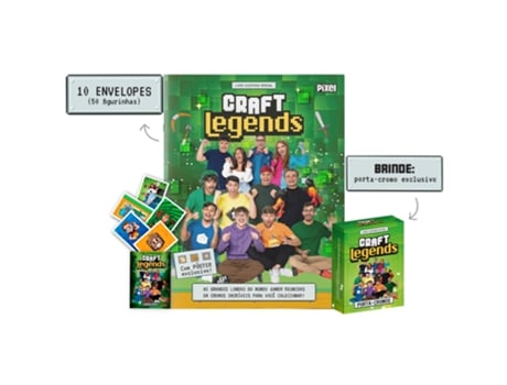Livro Ilustrado Oficial Craft Legends De Craft Legends (português Do Brasil)