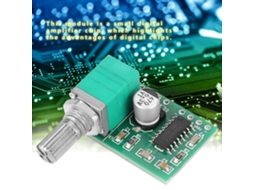Laxiscreed Amplificador Digital Pam8403 Com Controle De Volume E Entrada Usb 5v Para Áudio