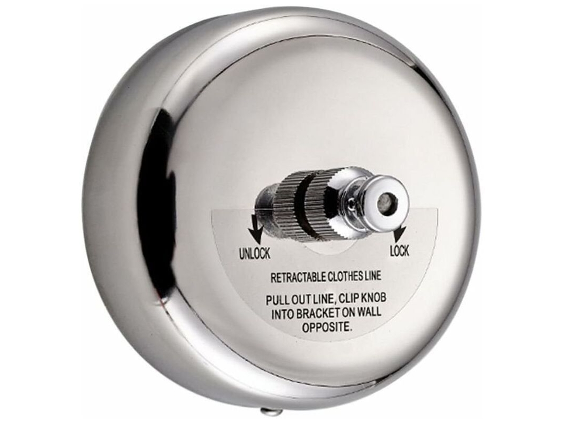Secador de roupas retrátil Nova Line, aço inox 304, corda de aço de 9ft, para banheiro, jardim e varanda | S/MARCA