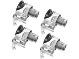 Sewacc Conjunto De 4 Pés Mesa Ajustáveis Em Liga Zinco Para Armários, Com Ajuste De Altura 0a 25mm, Cor Aleatória