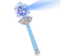 Varinha Mágica Iluminada Com Spray E Música Para Meninos E Meninas, Acessório De Fantasia De Plástico.