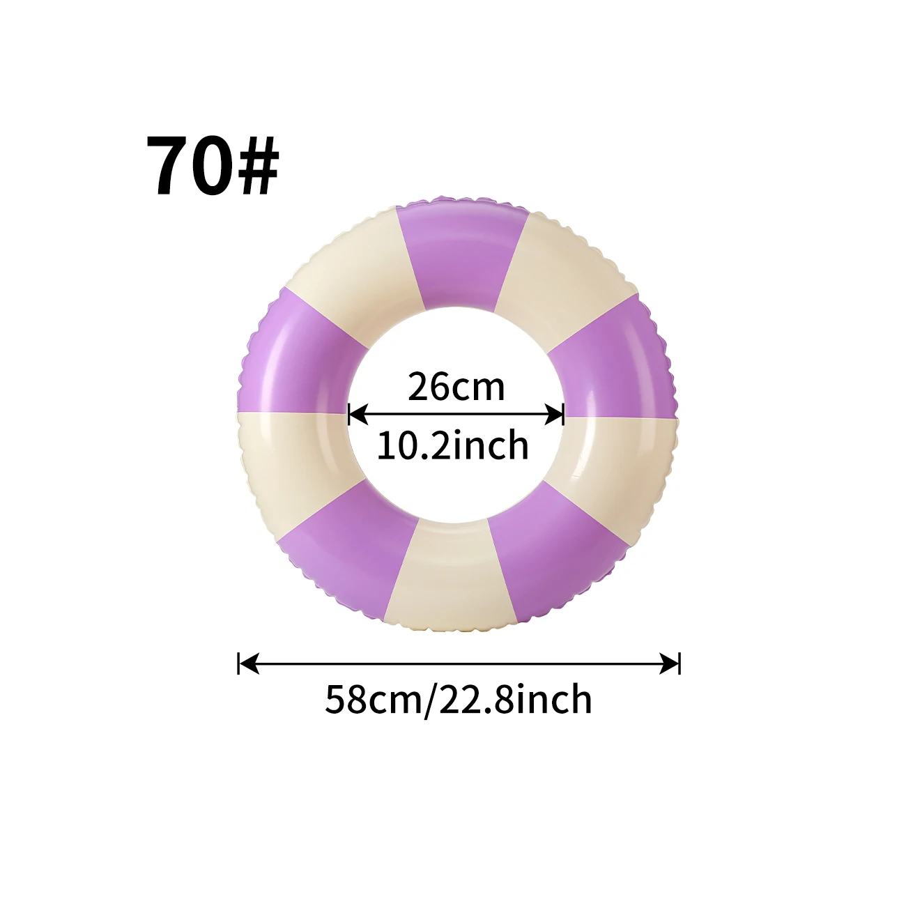 (roxo 70) 1 Boia Inflável Estilo Macaron Do Instagram, Tapete Flutuante Espesso Para Piscina, Para Adultos E Crianças.