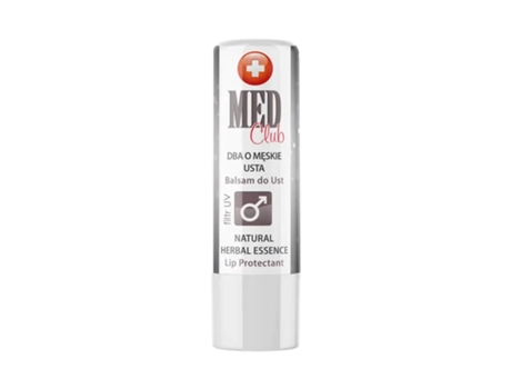 Bálsamo Labial Masculino Vipera Med Club Para Proteção Dos Lábios, 4g