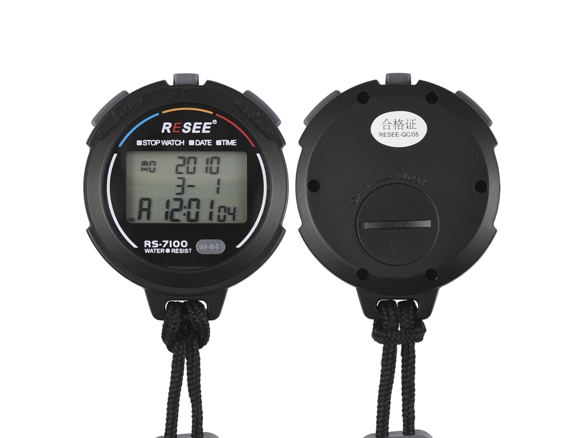 Cronômetro Digital Para Treinadores De Atletismo Com Cronômetro Regressivo 100 Memórias Metrônomo Precisão 1/1000s