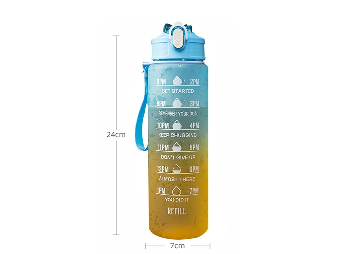 Garrafa Desportiva Motivacional (800 ml)