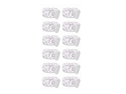 12 Unidades Luces De Cadena Con Botón Led Blanca Fría 20 Led 3v Flexible Ip65 Impermeable Para Bodas, Fiestas Y Dormitorios