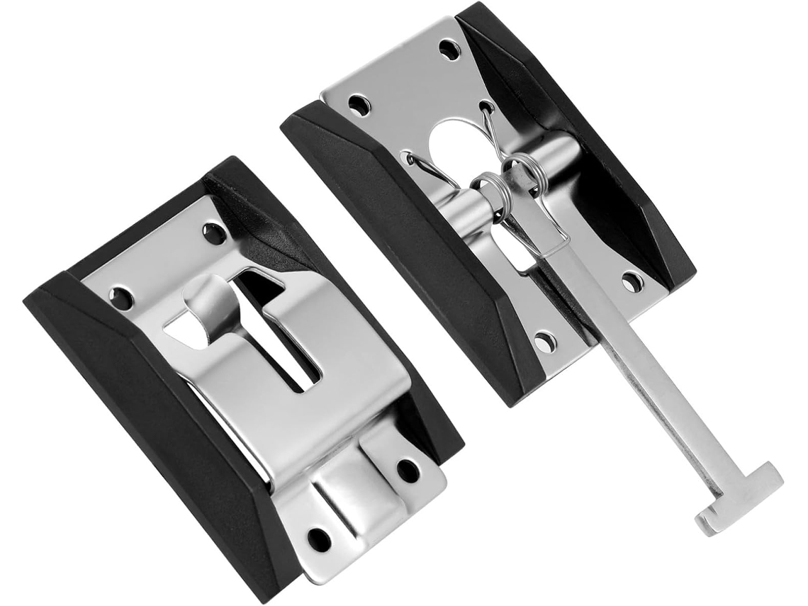 Suporte De Porta Jojofuny, Gancho De Segurança Em Aço Inoxidável Estilo T, Resistente À Ferrugem E Às Intempéries, Para