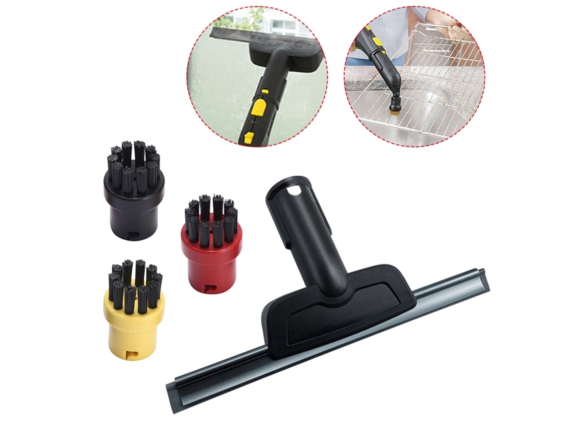 Bocal de batente escova redonda para karcher sc1 sc2 sc3 sc4 sc5 kit de ferro premium limpador a vapor 2.863-025.0 espelhos de batente de vidro