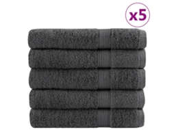 Towel, Towels Vidaxl Antracite Algodão (100 X 200 Cm)