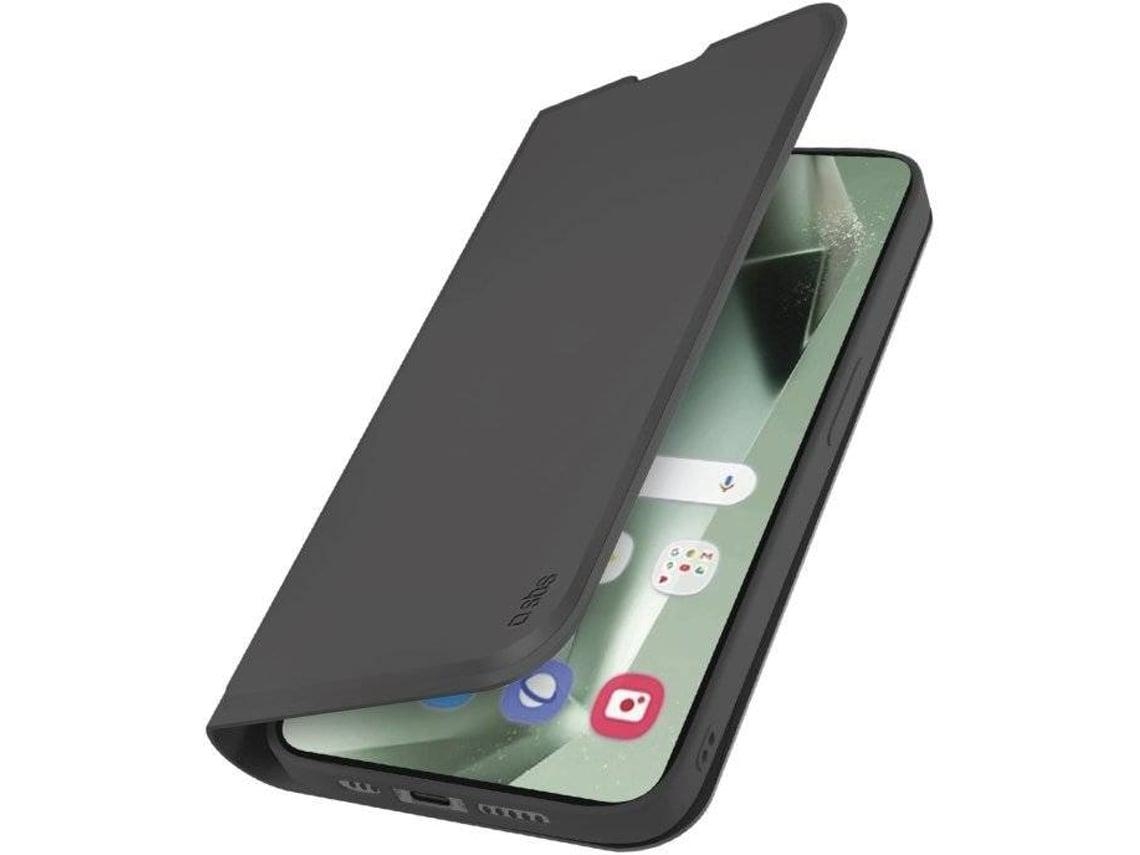 Capa SBS BookWallet Samsung Galaxy S24 FE (Outlet Caixa Aberta - Preto)