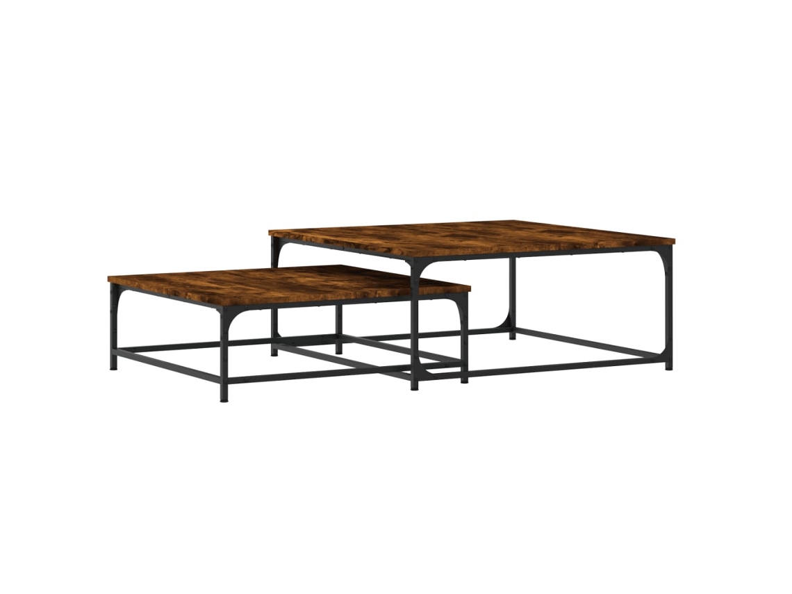 Nesting Coffee Table, Nesting Coffee Tables Vidaxl Marrom Madeira Processada (n/a)