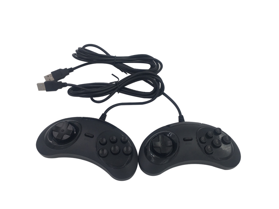 Controlador de Jogos Usb Clássico com 6 Botões, 1 Par ZYBLSSBB
