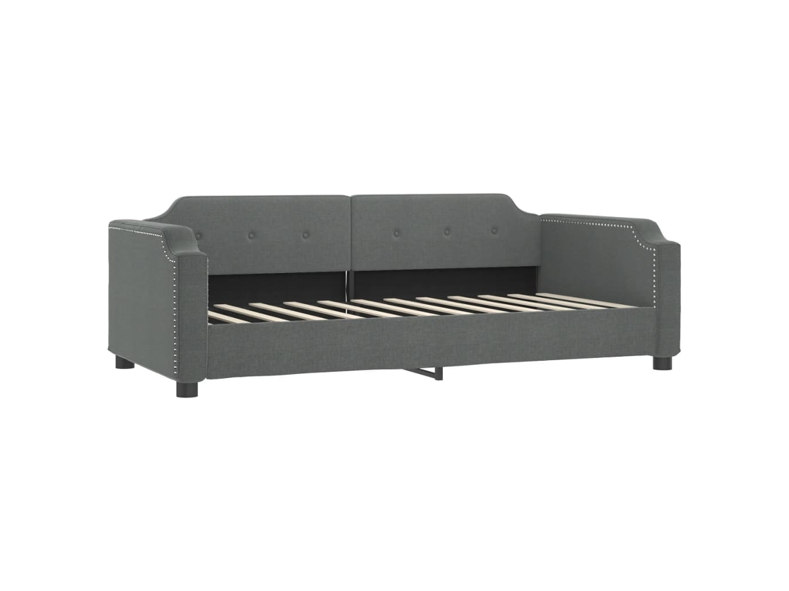 Day Bed, Day Beds Vidaxl Cinzeto Tecido (90 X 200 Cm)