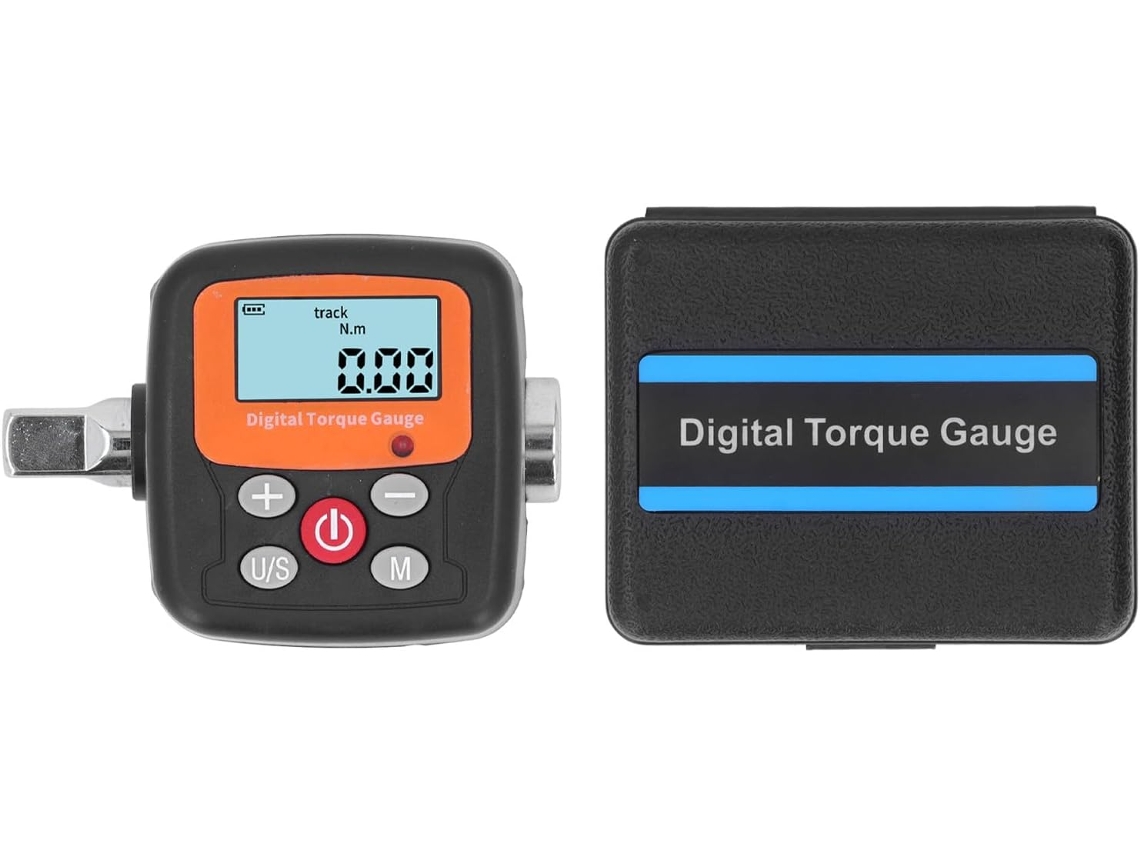 Torquímetro digital 4-135 Nm, soquete de 3/8", precisão de 2%, Com
