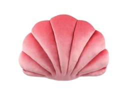 Cojin De Praia Em Forma De Concha Pelúcia Macia Decoração De Casa E Escritório Presente Rosa 34x25cm