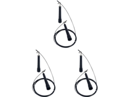 Conjunto de Corda Pular Besportble 2 Peças, Treinamento, para Uso Externo, Cordas Exercício, com Peso, Faixa