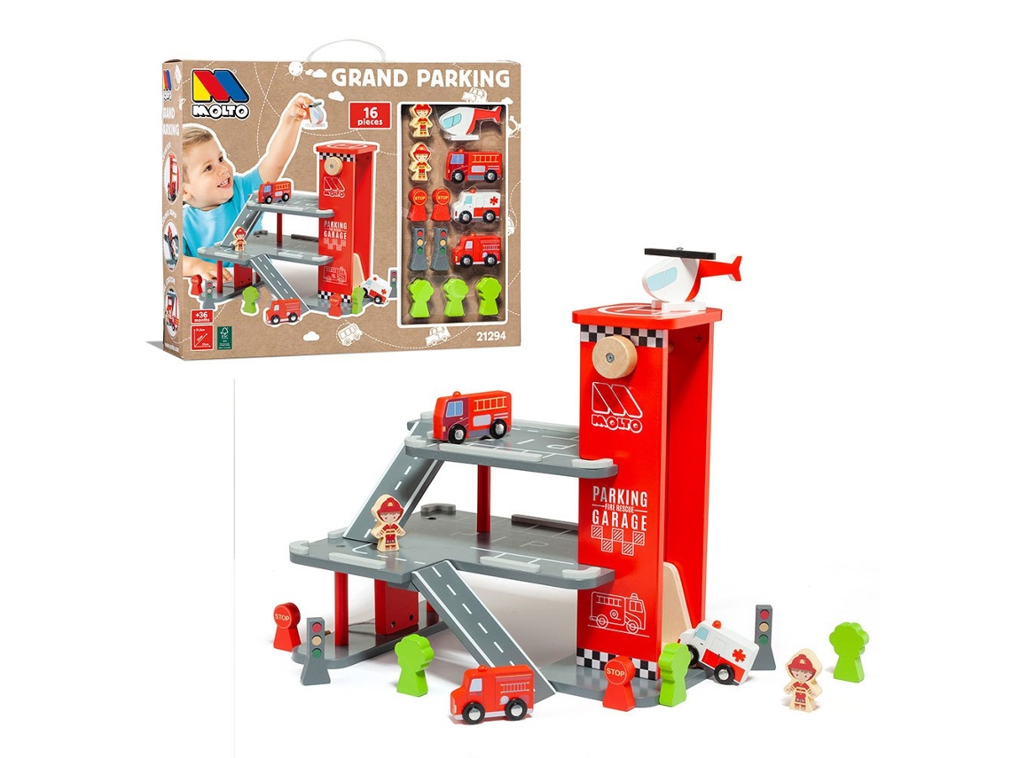 Jogo Didático MOLTO Grande madeira parking