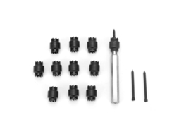 Conjunto De Brocas Rotativas De Alta Velocidade 13 Peças Laxiscreed Para Trabalho Preciso