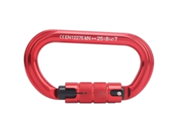 Rebe-mosquetón De Seguridad En Forma O Xinda De Aleación De Aluminio Resistente Para Escalada Rojo