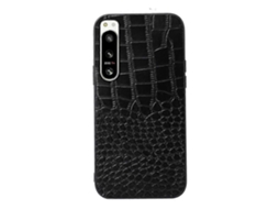 Capa De Couro Com Textura De Crocodilo Para Sony Xperia 5 Iv