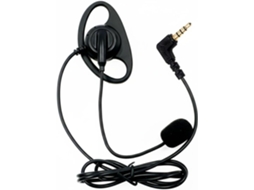 Casque Oreillette Com Micro Ajustable Écouteur Mono Bouchon 35mm Transmissão Vocale Claire Convient Para