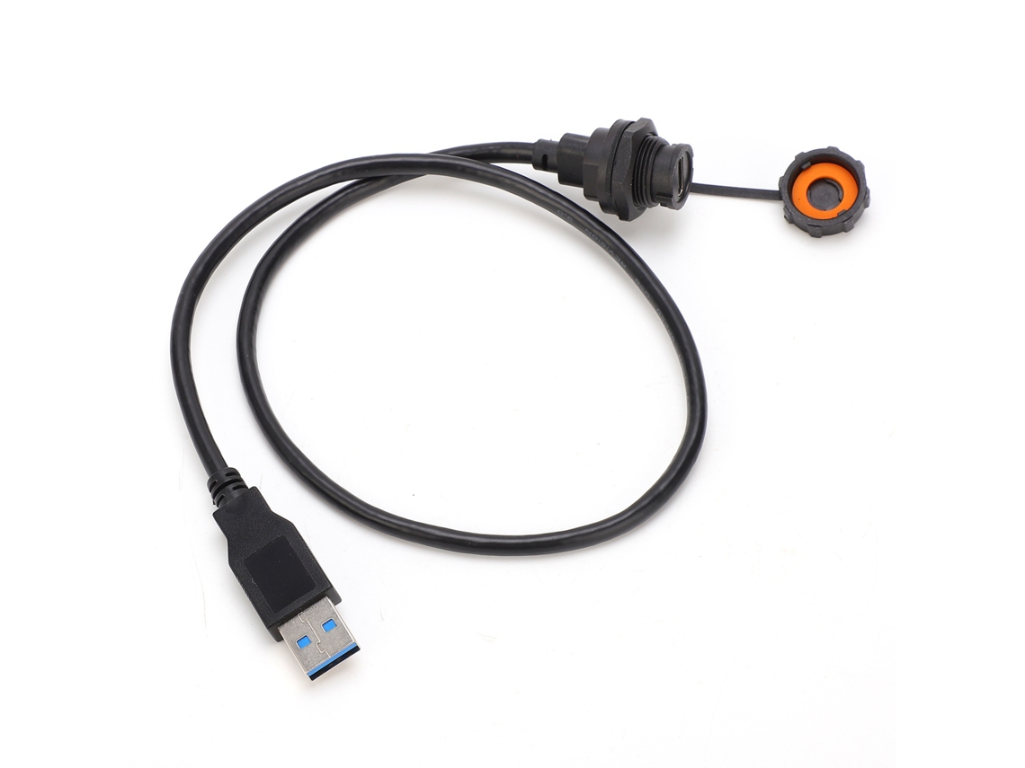 Conector Usb Impermeável Ip68 Typec Fêmea Usb3.0 M
