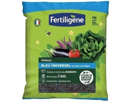 Fertilizante Universal Fertiligene Blue para Todas as Culturas Uab saco de 3 kg