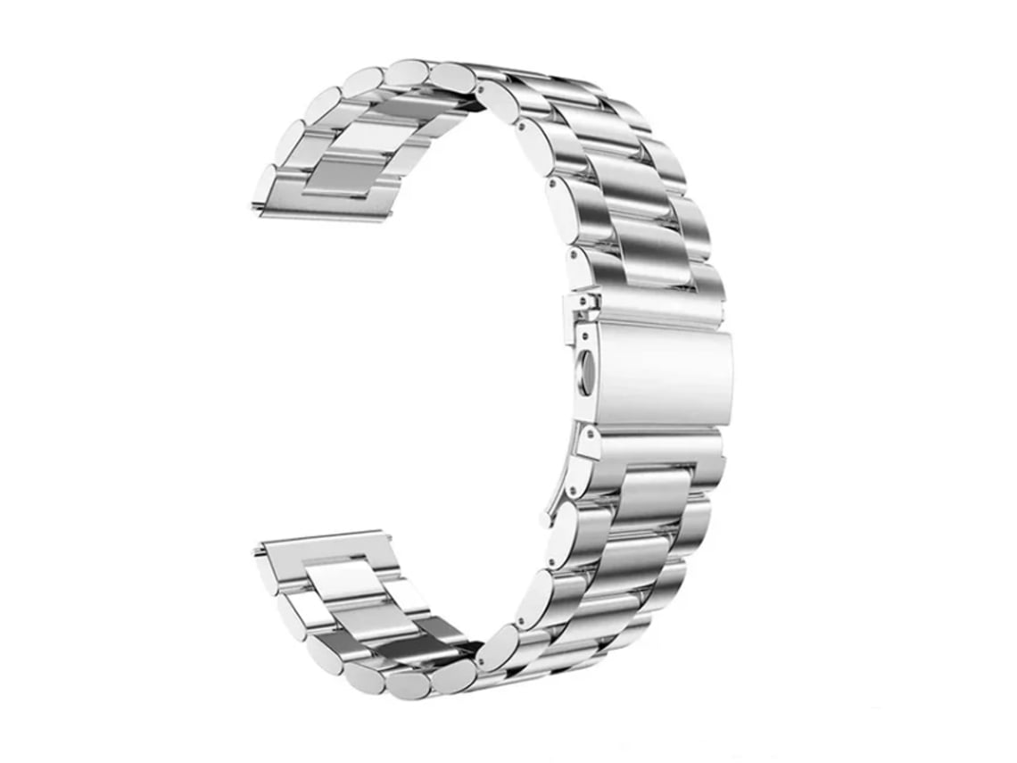 Bracelete Aço Stainless Lux com Ferramenta PHONECARE para Nothing Cmf Watch 3 Pro Cinza