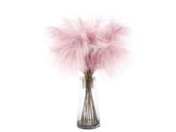Laxiscreed Flores Artificiais Reed Pampas Para Decoração De Casamentos Em Rosa Escuro, 75 Cm
