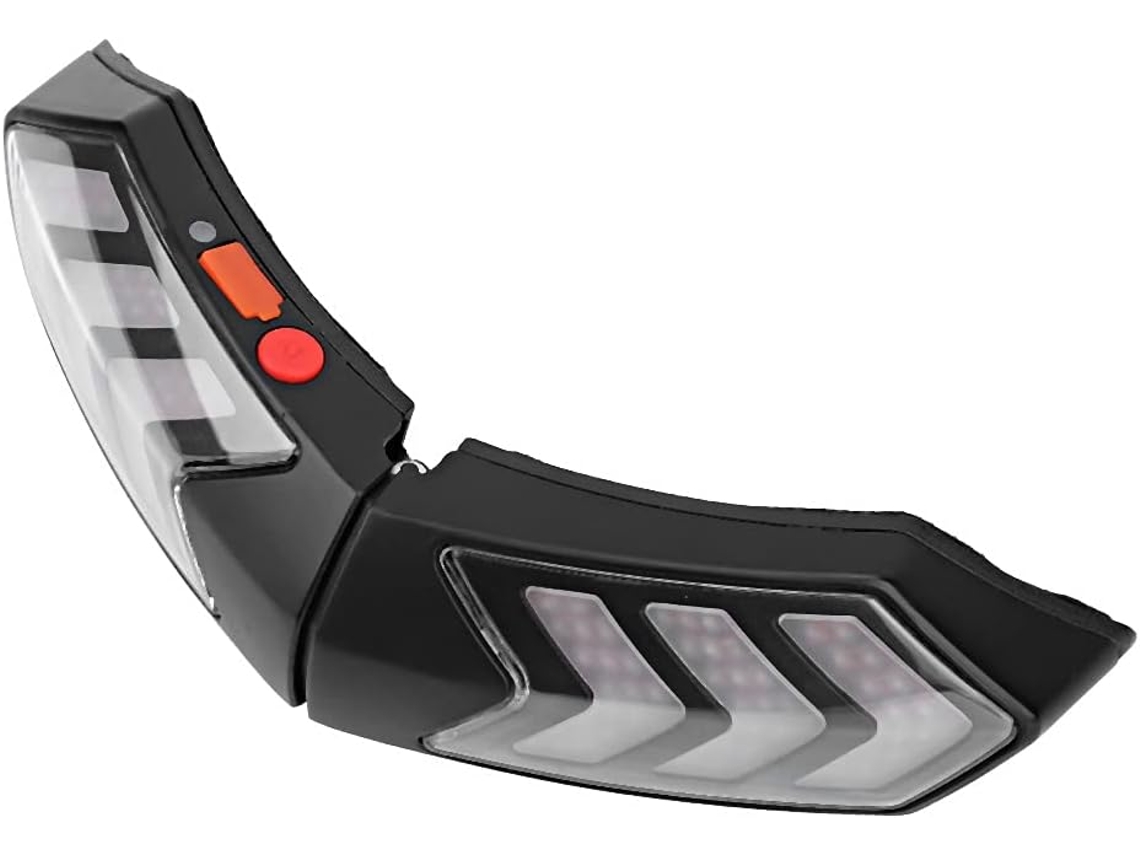 Luz De Segurança Sem Fio Anggrek Para Capacete Motocicleta, Feita De Led, Em Abs, Com Visibilidade Aprimorada E Operação