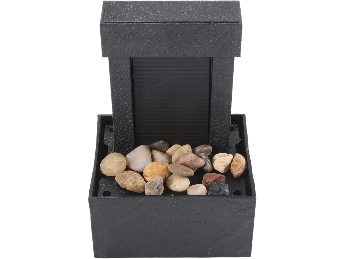 Cinto De Meditação Com Pedras, Iluminação De Mesa Relaxante Em Led, Miniatura De Cachoeira Para Ambi Gokoco