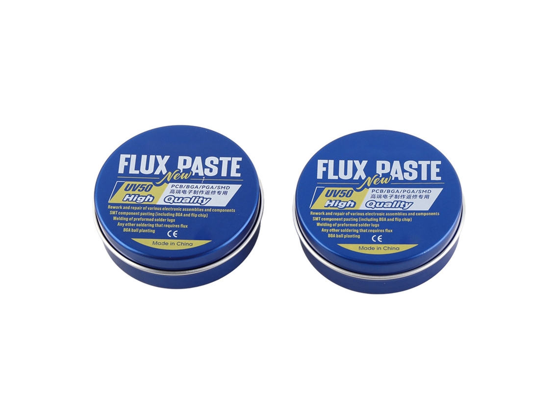 2 Peças De Pasta De Fluxo Não Corrosiva Creme De Estanho Para Acessórios De Soldagem Uv50
