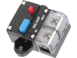 Disjuntor Automotivo De 300 A Com Rearme Automático, Botão De Rearme Manual E Fusível Recuperável.