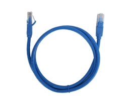 Cabo De Rede Cat6 Gigabit Jumper Com Interface Rj45 Par Trançado Não Blindado 1 Metro