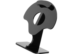 Suporte Elegante Em Acrílico Para Guardar Fones De Ouvido, Com Porta-cabos Integrado E Base Ergonômica Inclinável