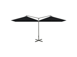 Garden Parasol, Garden Parasols Vidaxl Preto Tecido (n/a)
