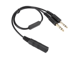 Adaptador Universal para Fone de Ouvido de Aviação H ga para Helicóptero, Compatível com Cabo David Clark CHABERLU