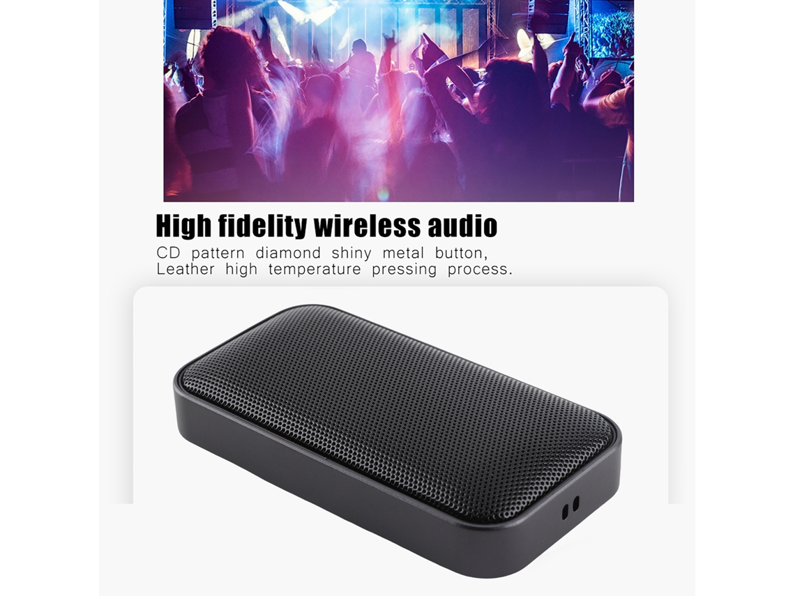 Altavoz Bluetooth Portátil Mini Aec Smart Com Reprodutor Tf Bt-209 Preto