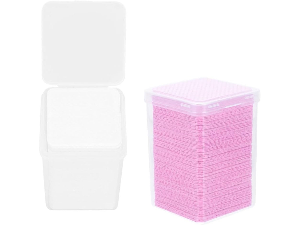 Acessório em formato de garrafa de refrigerante, linhas de algodão para extensão de sobrancelhas, 2 caixas.
