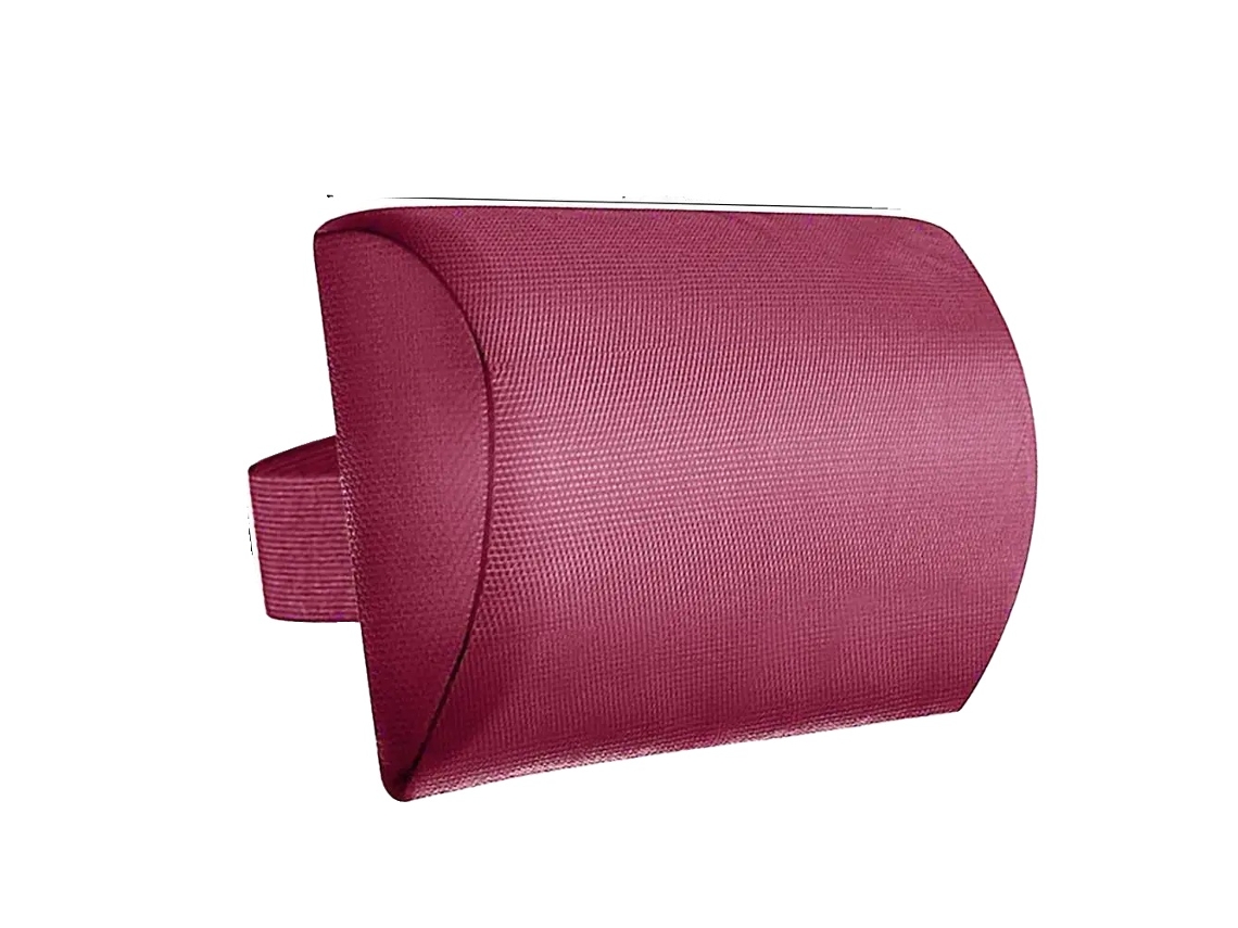 Travesseiro De Pescoço, Espuma De Memória, Design Amigável Para Viagens, 1pc Vinho Vermelho