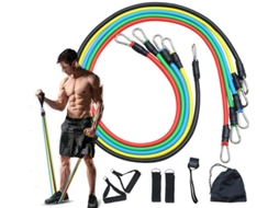 Faixas De Resistência Para Treino, Exercício Com Pegas Homens E Mulheres, Equipamento Ginásio Casa, 5 Níveis