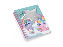 Caderno A5 Com Glitter Sweet Dreams Friends Kl11667