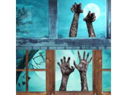 Adesivos De Mão E Parede Para Decorar Halloween E Aumentar Atmosfera Festiva