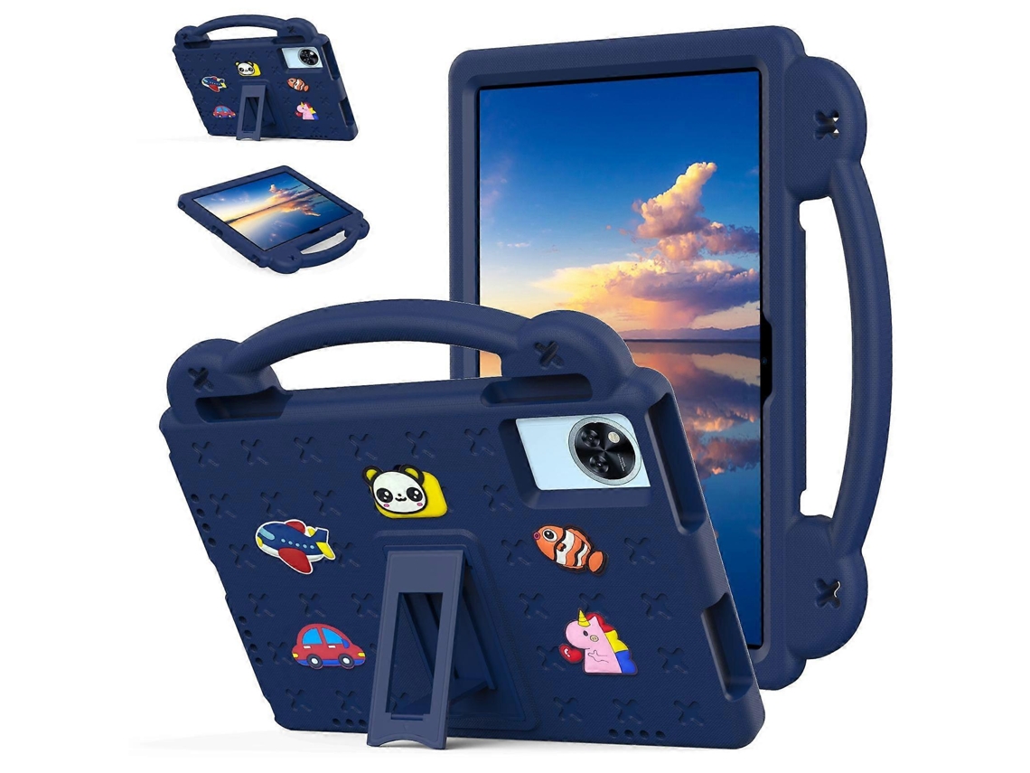 Capa infantil de EVA à prova de choque com suporte e alça para tablet da Webake