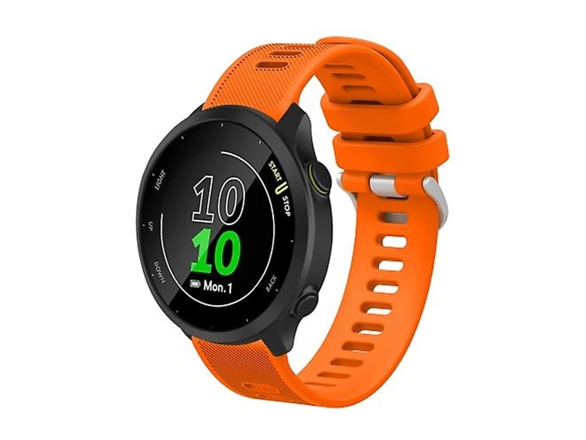 Lurelia Pulseira De Relógio Silicone Laranja 20 Mm, Compatível Com Garminmove 3