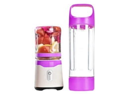 Liquidificador Elétrico Para Sucos De Frutas E Vegetais Com Função Power Bank E Copo Duplo Olysi Shop