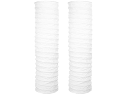 Conjunto De 2 Cúpulas Papel Para Abajur Piso Ou Luminária Mesa, Ideais Sala Estar.-aquaforge