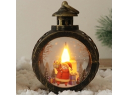 Luz de Vela Led Retrô de Vidro e Plástico Decorativa Natal Ornamento Casa Presente | S/MARCA