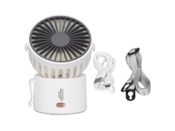 Ventilador De Colar 3,5 W 3 Modos 45 Graus Para Cima E Para Baixo Carregamento Usb Mãos Livres Ventilador De Pescoço Portátil Para Casa Escritório Via
