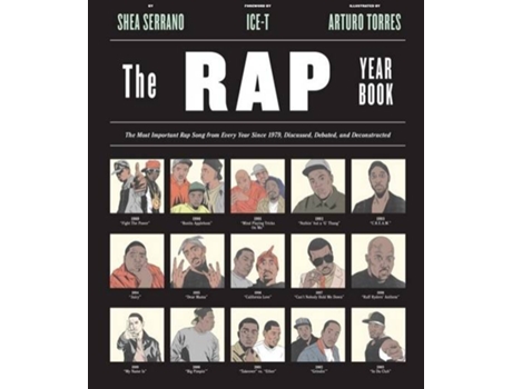Livro The Rap Year Book de Shea Serrano (Inglês)